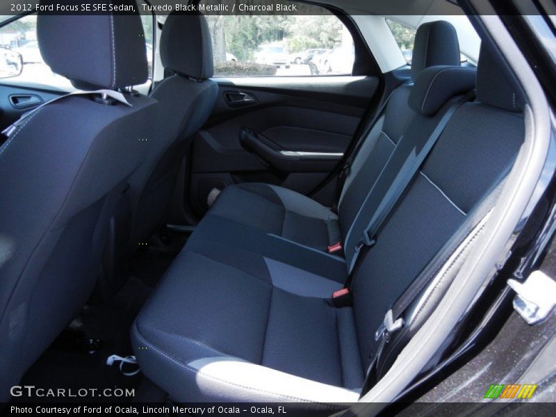 Rear Seat of 2012 Focus SE SFE Sedan