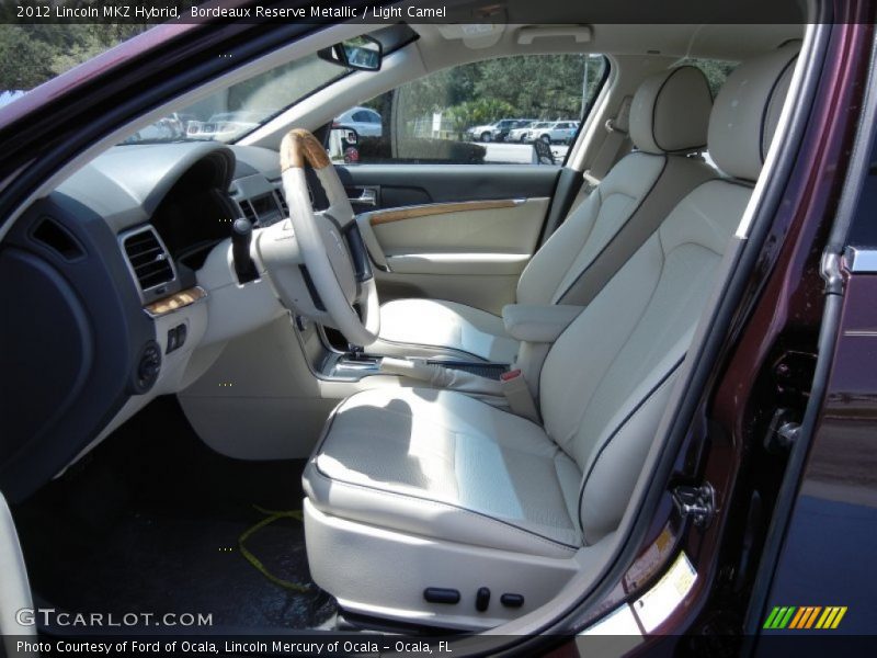Bordeaux Reserve Metallic / Light Camel 2012 Lincoln MKZ Hybrid