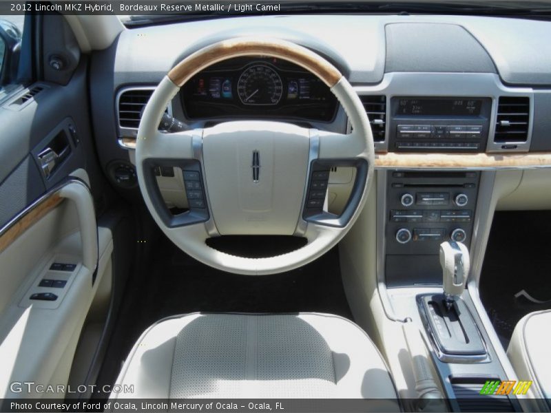 Bordeaux Reserve Metallic / Light Camel 2012 Lincoln MKZ Hybrid