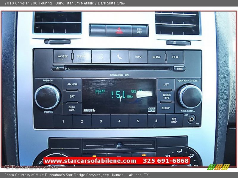 Dark Titanium Metallic / Dark Slate Gray 2010 Chrysler 300 Touring