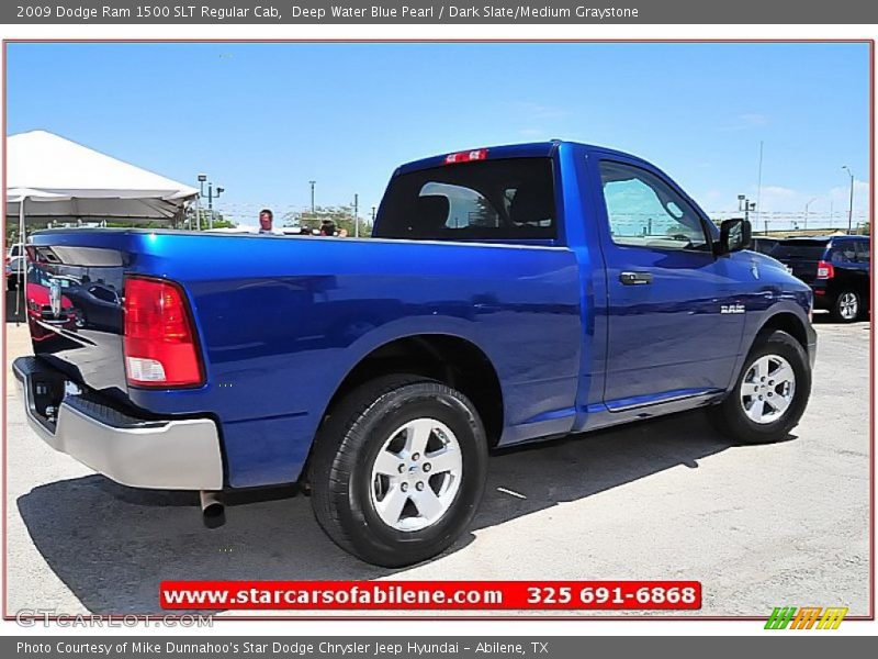 Deep Water Blue Pearl / Dark Slate/Medium Graystone 2009 Dodge Ram 1500 SLT Regular Cab