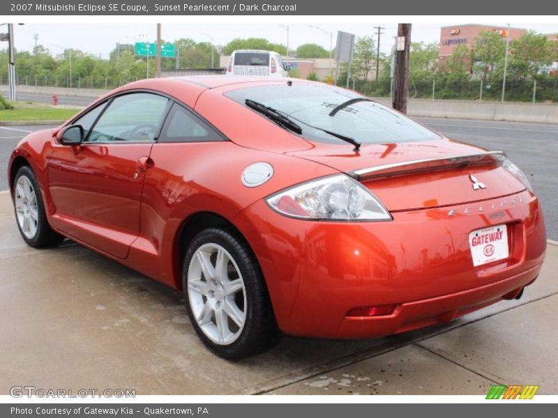 Sunset Pearlescent / Dark Charcoal 2007 Mitsubishi Eclipse SE Coupe