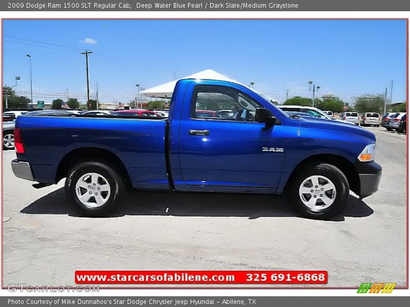 Deep Water Blue Pearl / Dark Slate/Medium Graystone 2009 Dodge Ram 1500 SLT Regular Cab