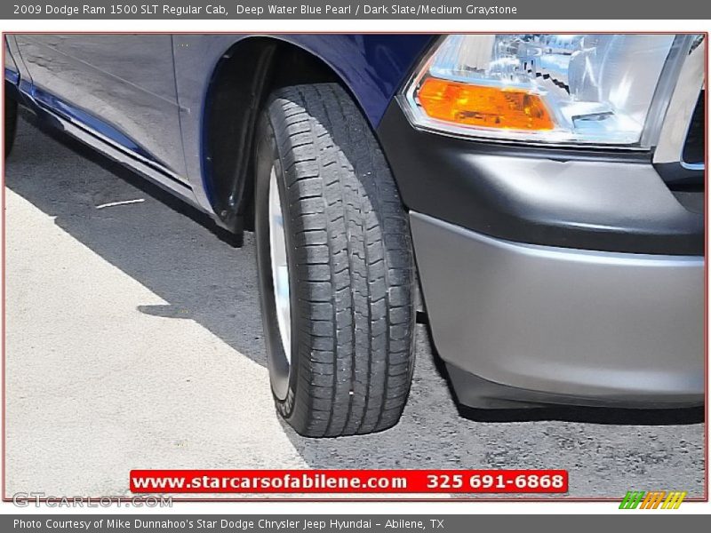 Deep Water Blue Pearl / Dark Slate/Medium Graystone 2009 Dodge Ram 1500 SLT Regular Cab