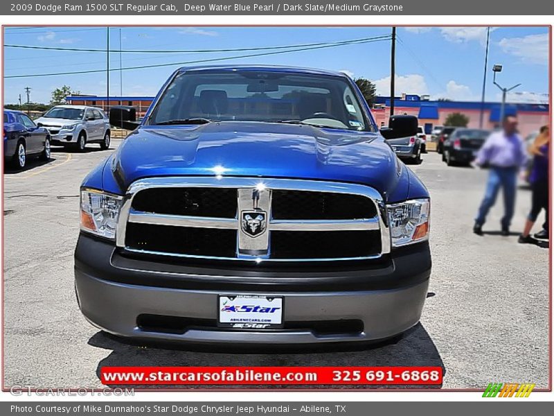 Deep Water Blue Pearl / Dark Slate/Medium Graystone 2009 Dodge Ram 1500 SLT Regular Cab