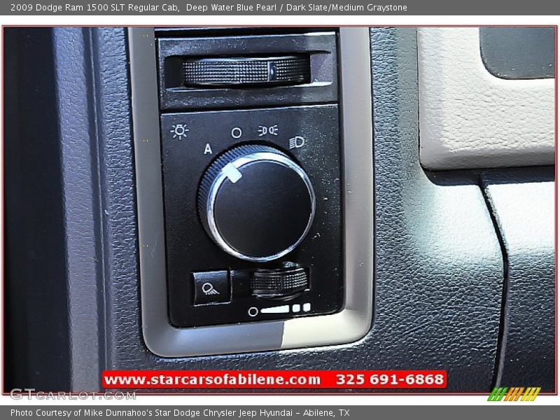 Deep Water Blue Pearl / Dark Slate/Medium Graystone 2009 Dodge Ram 1500 SLT Regular Cab