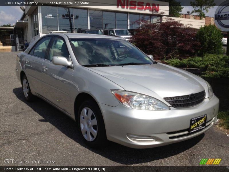 Lunar Mist Metallic / Stone 2003 Toyota Camry LE