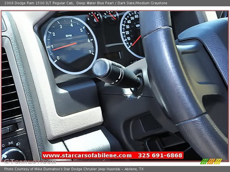 Deep Water Blue Pearl / Dark Slate/Medium Graystone 2009 Dodge Ram 1500 SLT Regular Cab