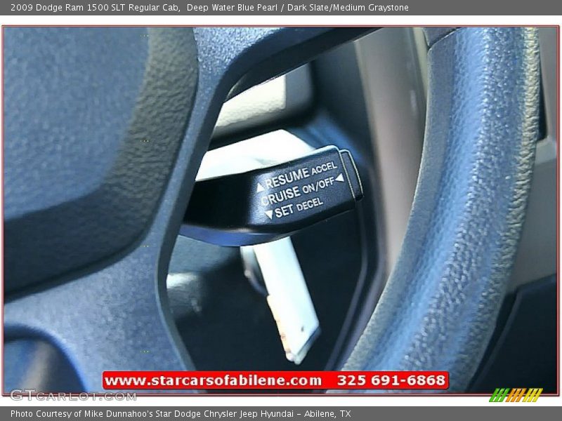 Deep Water Blue Pearl / Dark Slate/Medium Graystone 2009 Dodge Ram 1500 SLT Regular Cab