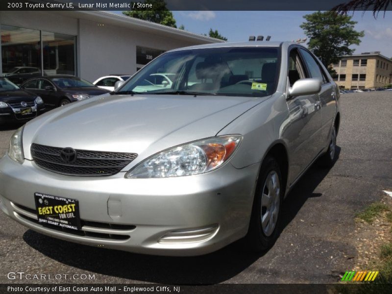 Lunar Mist Metallic / Stone 2003 Toyota Camry LE