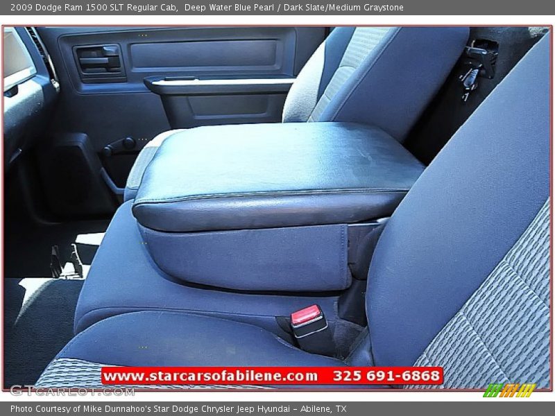 Deep Water Blue Pearl / Dark Slate/Medium Graystone 2009 Dodge Ram 1500 SLT Regular Cab