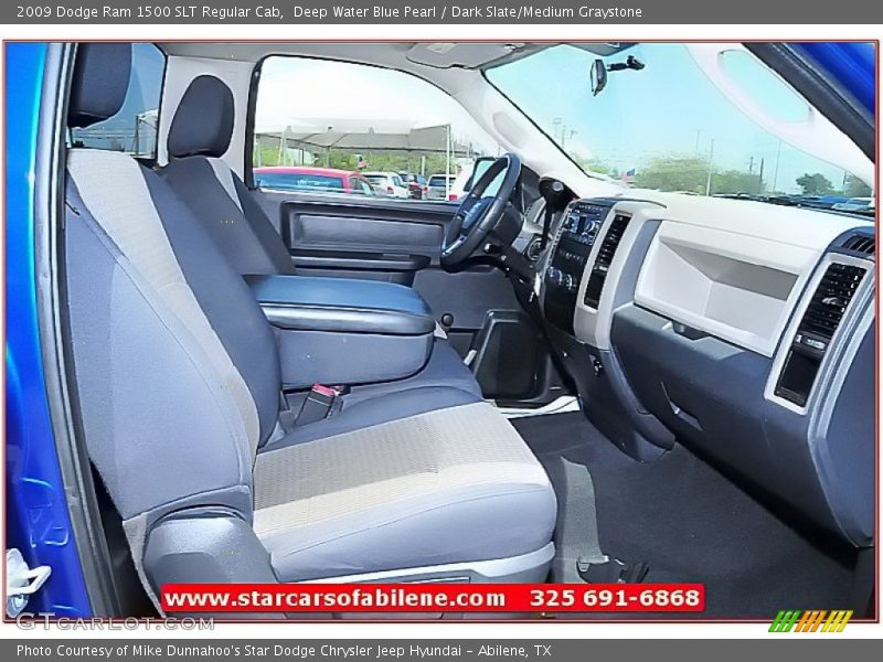 Deep Water Blue Pearl / Dark Slate/Medium Graystone 2009 Dodge Ram 1500 SLT Regular Cab