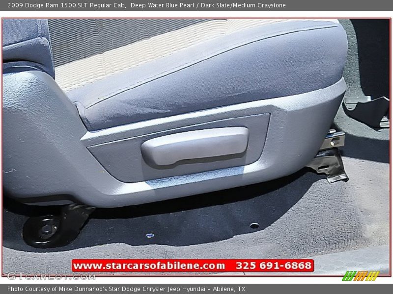 Deep Water Blue Pearl / Dark Slate/Medium Graystone 2009 Dodge Ram 1500 SLT Regular Cab