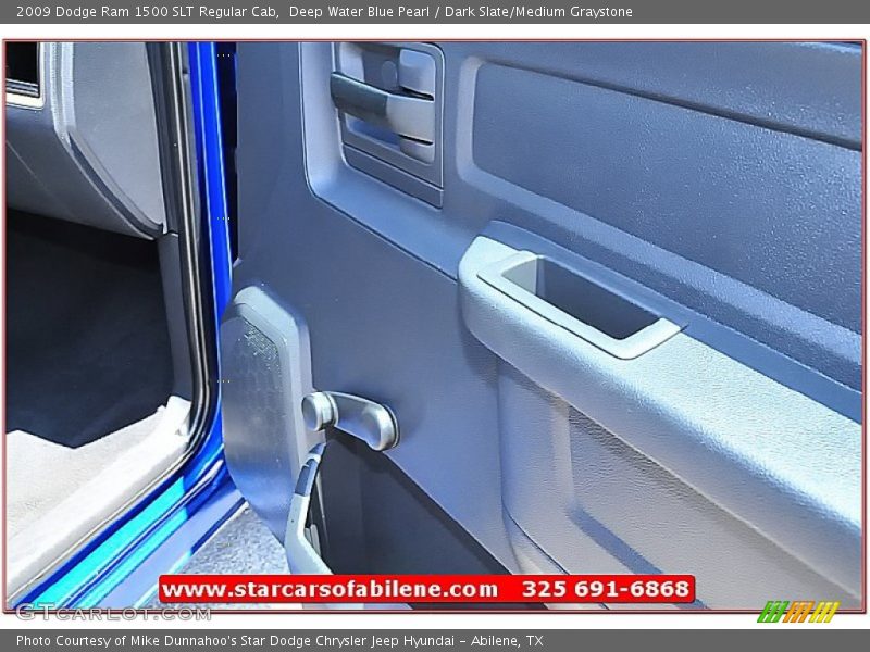 Deep Water Blue Pearl / Dark Slate/Medium Graystone 2009 Dodge Ram 1500 SLT Regular Cab
