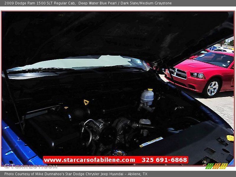 Deep Water Blue Pearl / Dark Slate/Medium Graystone 2009 Dodge Ram 1500 SLT Regular Cab
