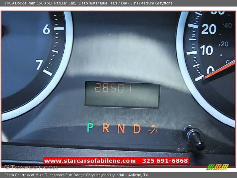 Deep Water Blue Pearl / Dark Slate/Medium Graystone 2009 Dodge Ram 1500 SLT Regular Cab