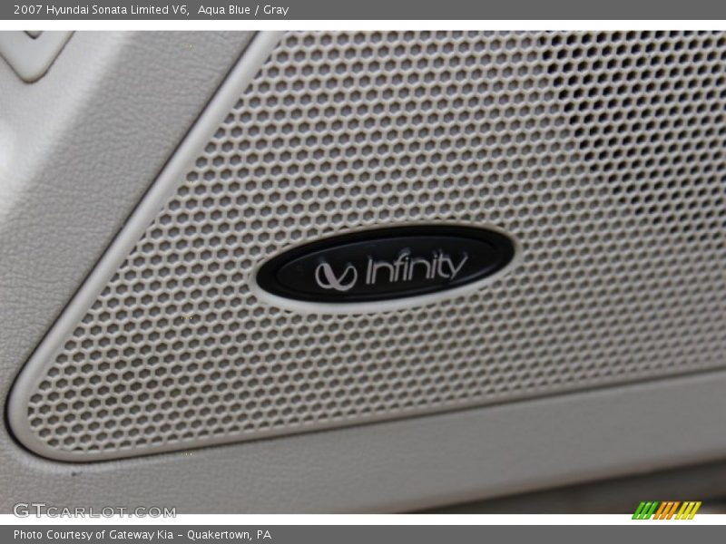 Aqua Blue / Gray 2007 Hyundai Sonata Limited V6