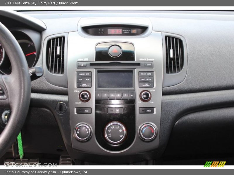 Spicy Red / Black Sport 2010 Kia Forte SX