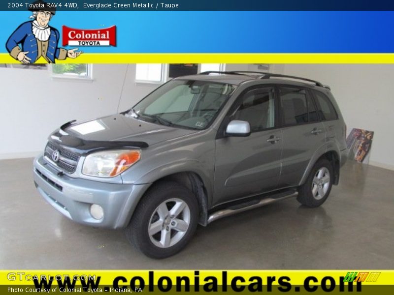 Everglade Green Metallic / Taupe 2004 Toyota RAV4 4WD
