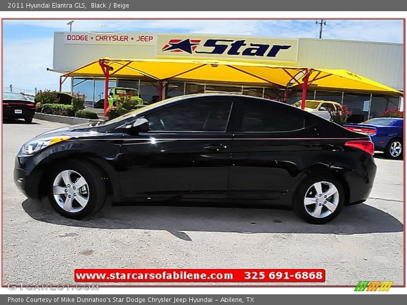 Black / Beige 2011 Hyundai Elantra GLS