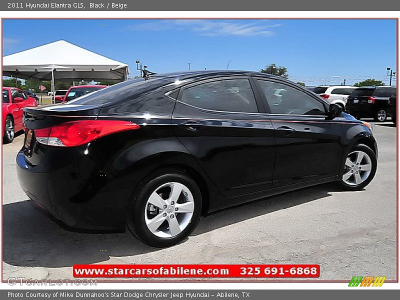 Black / Beige 2011 Hyundai Elantra GLS