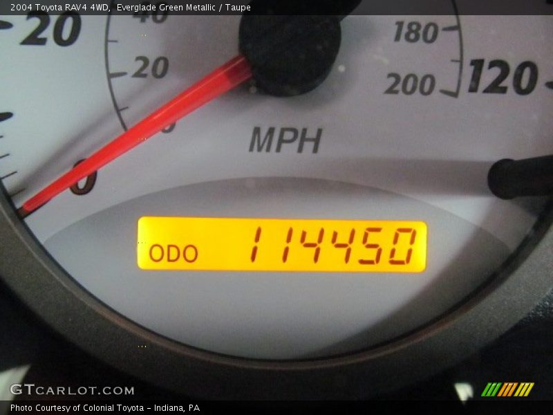 Everglade Green Metallic / Taupe 2004 Toyota RAV4 4WD