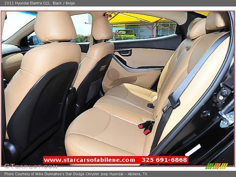 Black / Beige 2011 Hyundai Elantra GLS