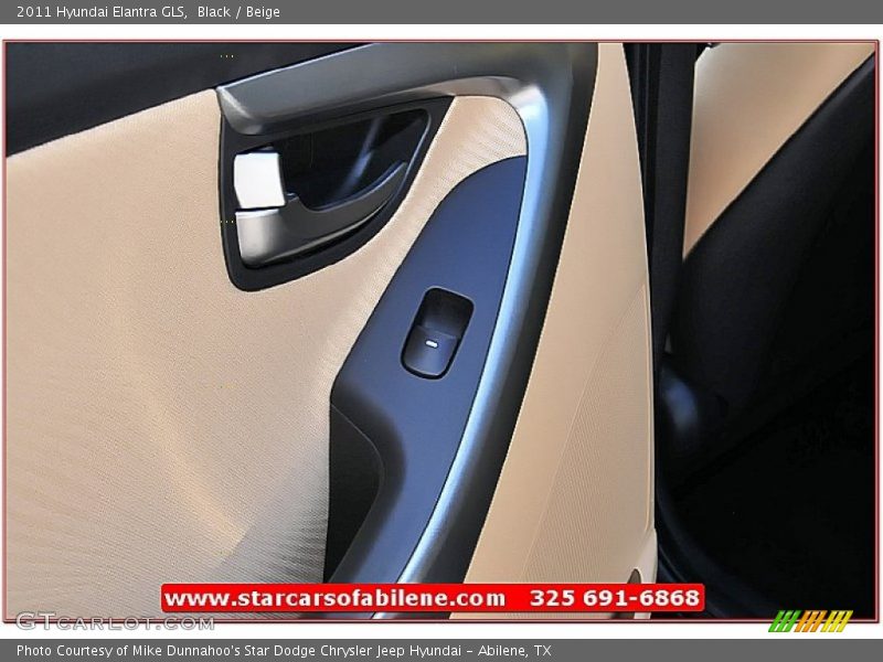 Black / Beige 2011 Hyundai Elantra GLS