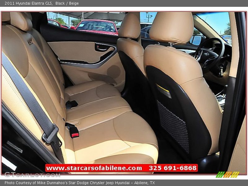Black / Beige 2011 Hyundai Elantra GLS