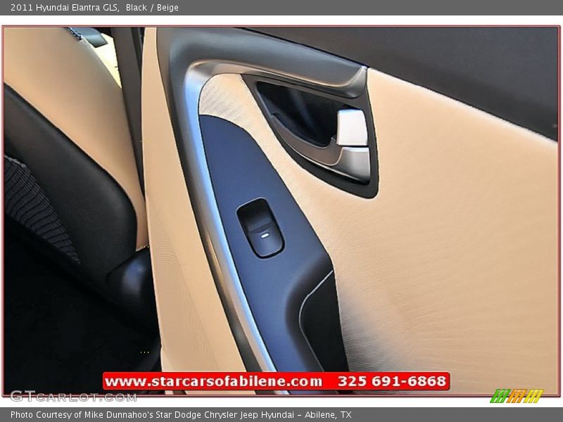 Black / Beige 2011 Hyundai Elantra GLS