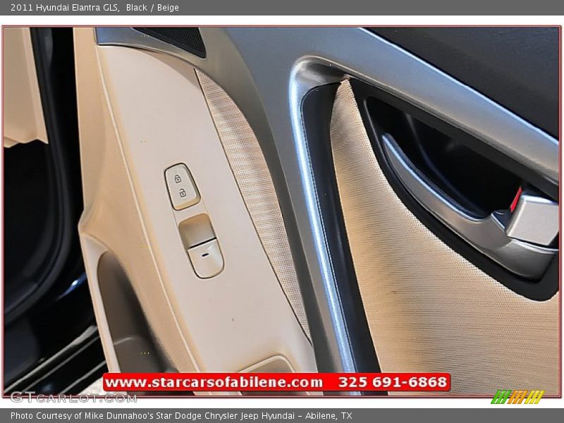 Black / Beige 2011 Hyundai Elantra GLS