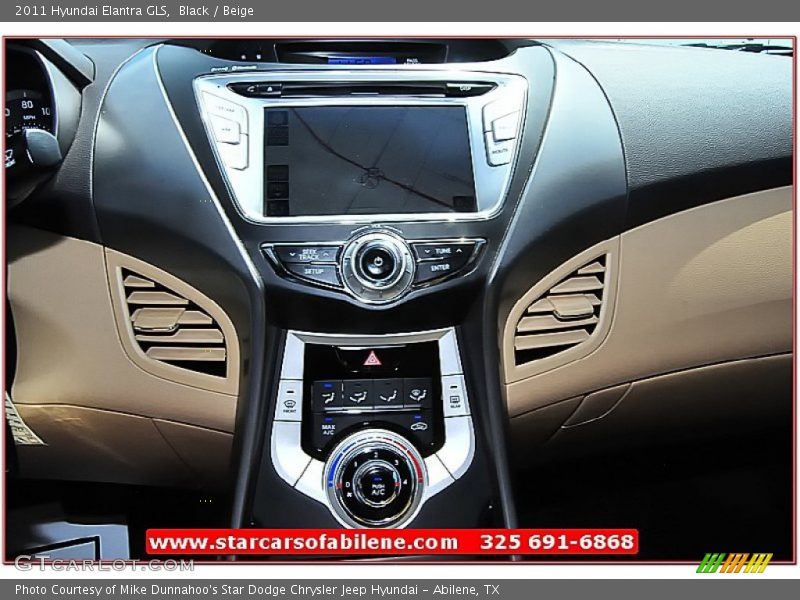 Black / Beige 2011 Hyundai Elantra GLS