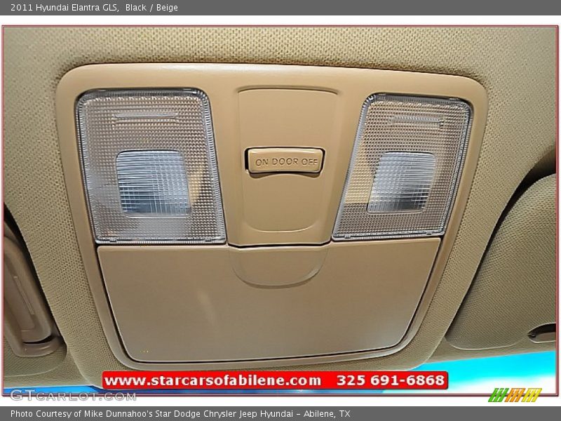 Black / Beige 2011 Hyundai Elantra GLS