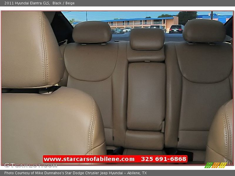 Black / Beige 2011 Hyundai Elantra GLS