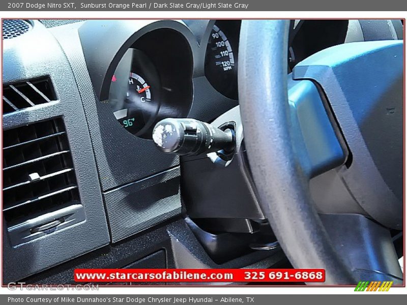 Sunburst Orange Pearl / Dark Slate Gray/Light Slate Gray 2007 Dodge Nitro SXT