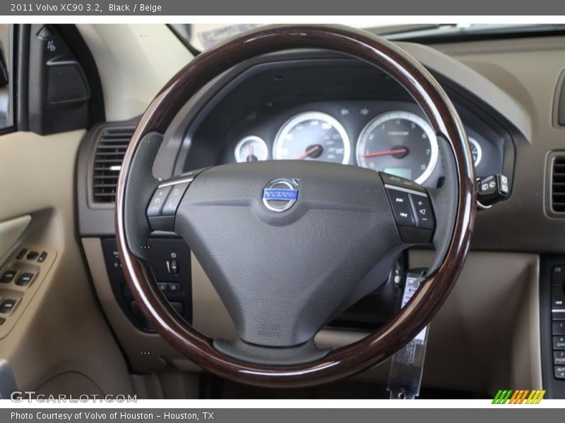 Black / Beige 2011 Volvo XC90 3.2