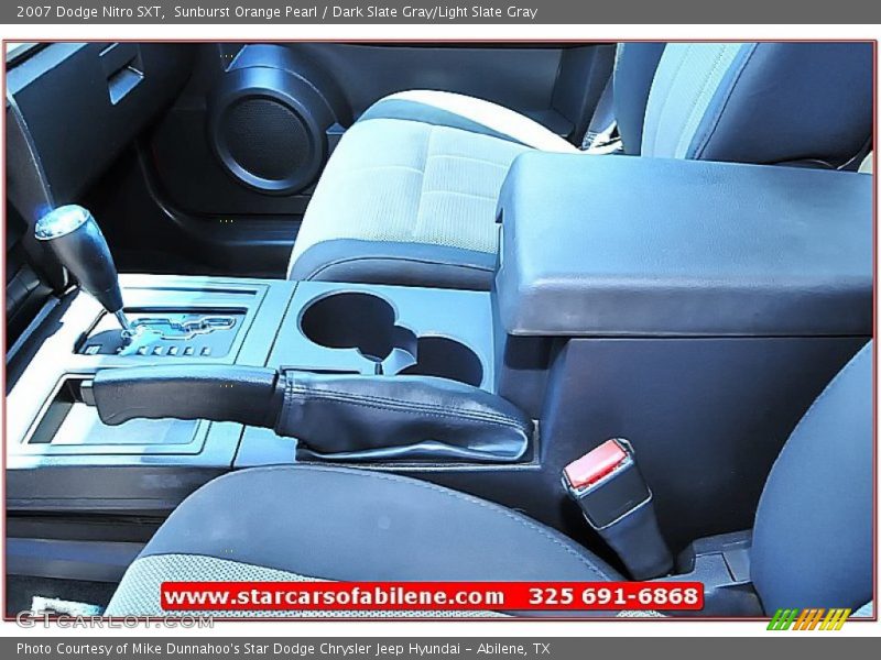 Sunburst Orange Pearl / Dark Slate Gray/Light Slate Gray 2007 Dodge Nitro SXT