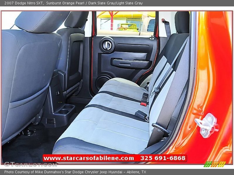 Sunburst Orange Pearl / Dark Slate Gray/Light Slate Gray 2007 Dodge Nitro SXT