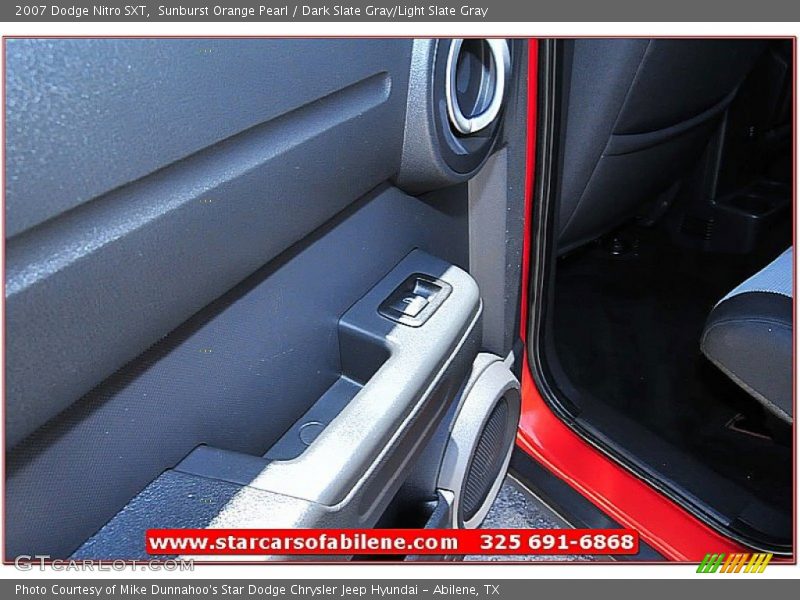 Sunburst Orange Pearl / Dark Slate Gray/Light Slate Gray 2007 Dodge Nitro SXT