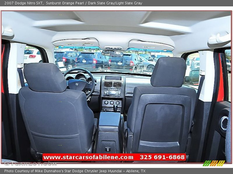 Sunburst Orange Pearl / Dark Slate Gray/Light Slate Gray 2007 Dodge Nitro SXT