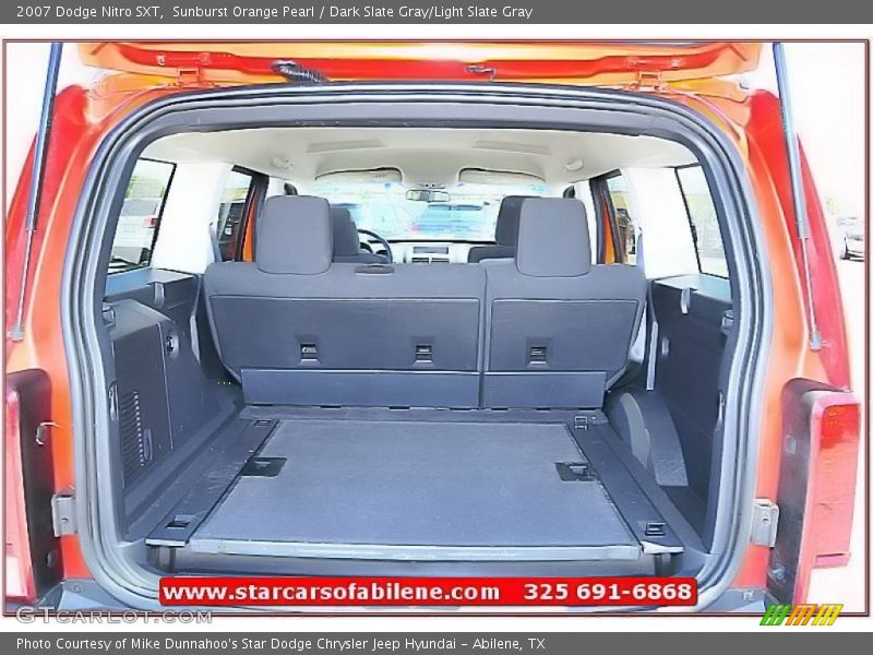 Sunburst Orange Pearl / Dark Slate Gray/Light Slate Gray 2007 Dodge Nitro SXT