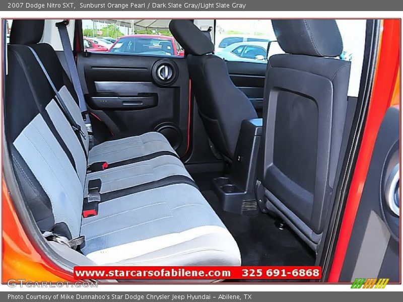 Sunburst Orange Pearl / Dark Slate Gray/Light Slate Gray 2007 Dodge Nitro SXT