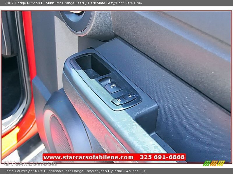 Sunburst Orange Pearl / Dark Slate Gray/Light Slate Gray 2007 Dodge Nitro SXT