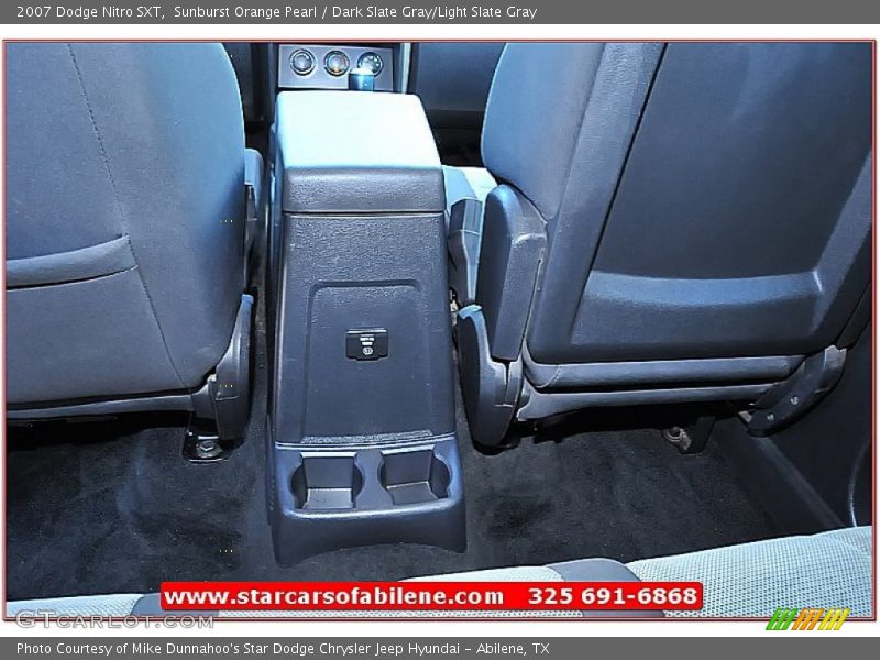Sunburst Orange Pearl / Dark Slate Gray/Light Slate Gray 2007 Dodge Nitro SXT