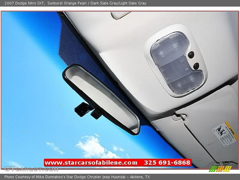 Sunburst Orange Pearl / Dark Slate Gray/Light Slate Gray 2007 Dodge Nitro SXT