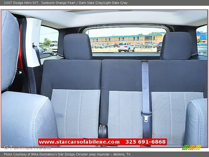 Sunburst Orange Pearl / Dark Slate Gray/Light Slate Gray 2007 Dodge Nitro SXT