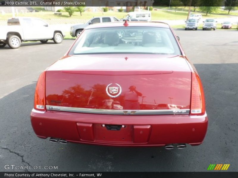 Crystal Red / Shale/Cocoa 2009 Cadillac DTS