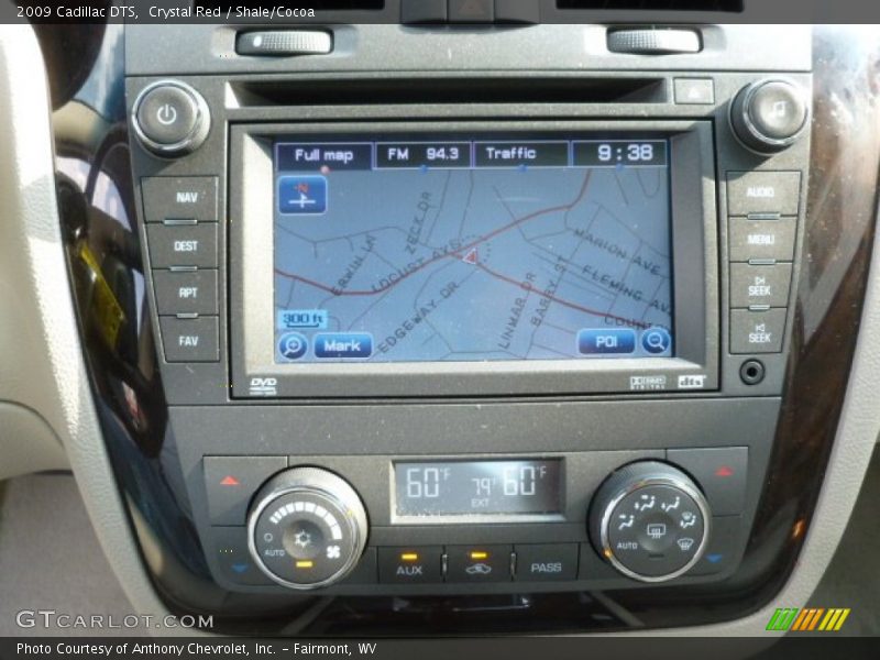 Crystal Red / Shale/Cocoa 2009 Cadillac DTS