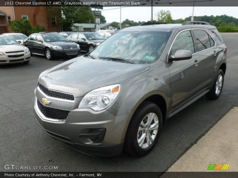 Graystone Metallic / Light Titanium/Jet Black 2012 Chevrolet Equinox LT AWD