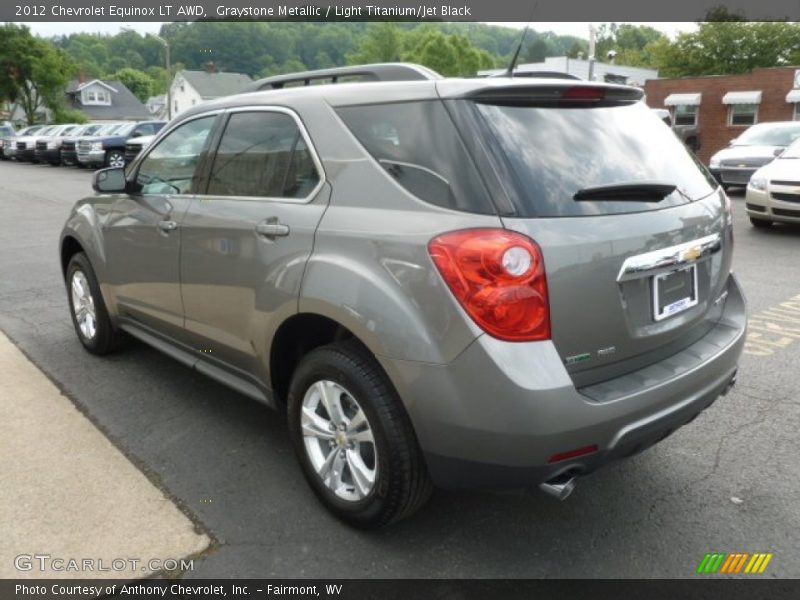Graystone Metallic / Light Titanium/Jet Black 2012 Chevrolet Equinox LT AWD